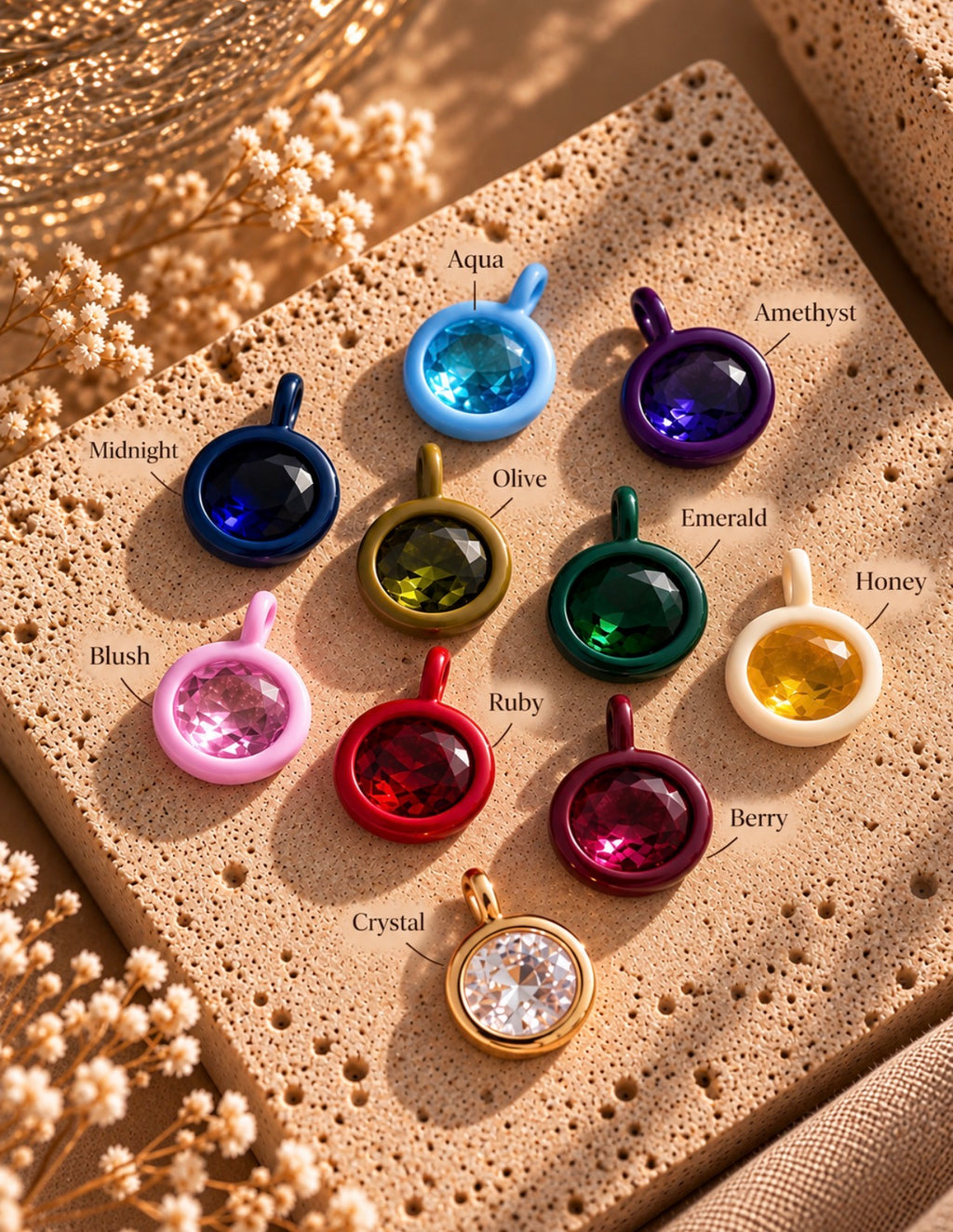 Aura Crystal Charm