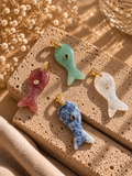 Fortune Fish Jade Charm